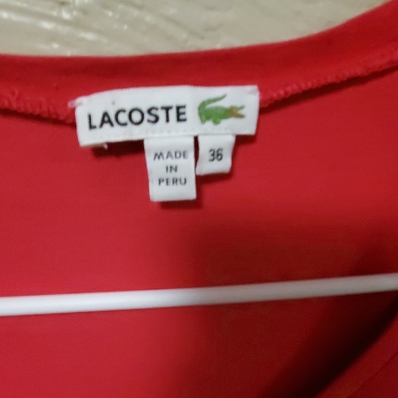 LACOSTE LONG SLEEVE TEE - Picture 2 of 4